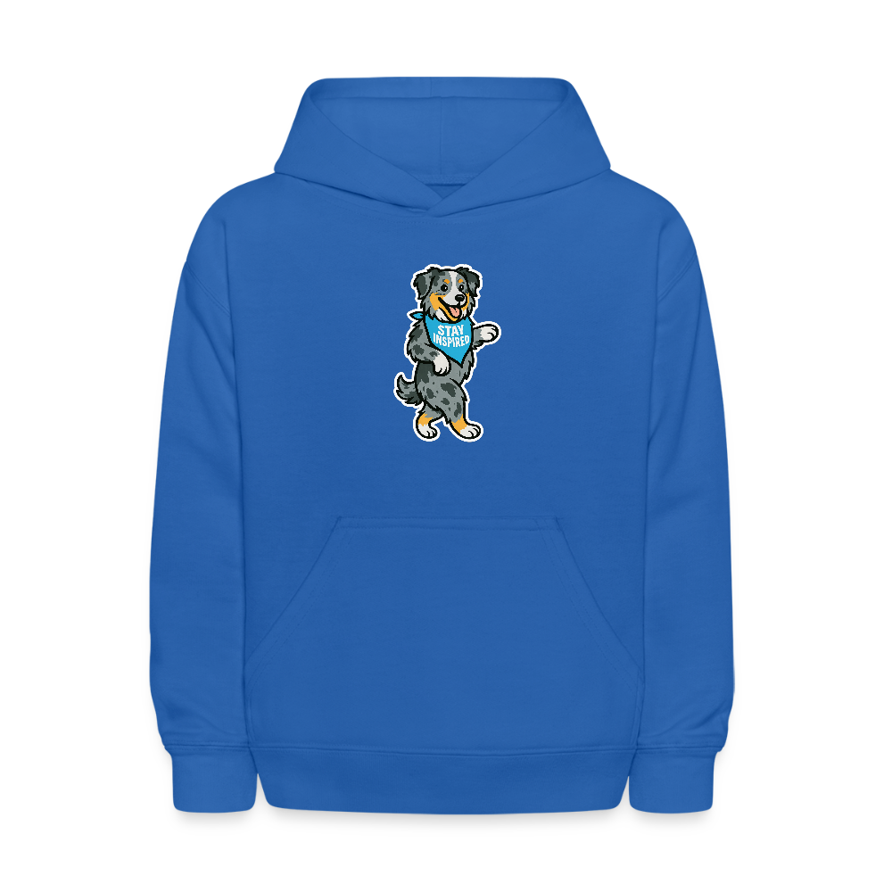 Dancing Aussie Kids Hoodie - royal blue