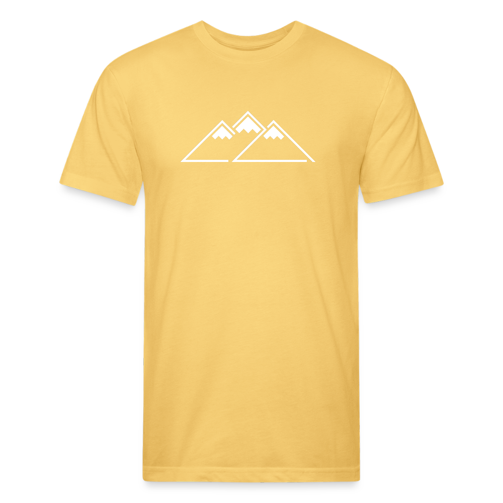 Peaks Tee - pastel yellow
