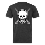 Skull & Rods Tee - heather black