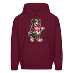 Dancing Berner Hoodie - burgundy