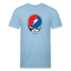 Grateful Skull Tee - heather blue