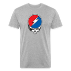 Grateful Skull Tee - heather gray