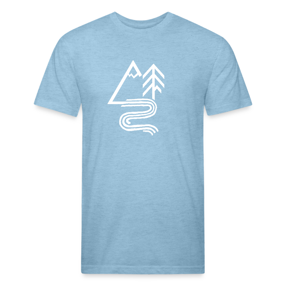 Explorer Tee - heather blue