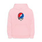 Grateful Skull Kids Hoodie - pink