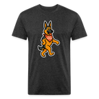 German Shepherd Tee - heather black