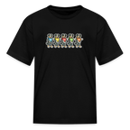 Dancing Aussies Kids' T-Shirt - black
