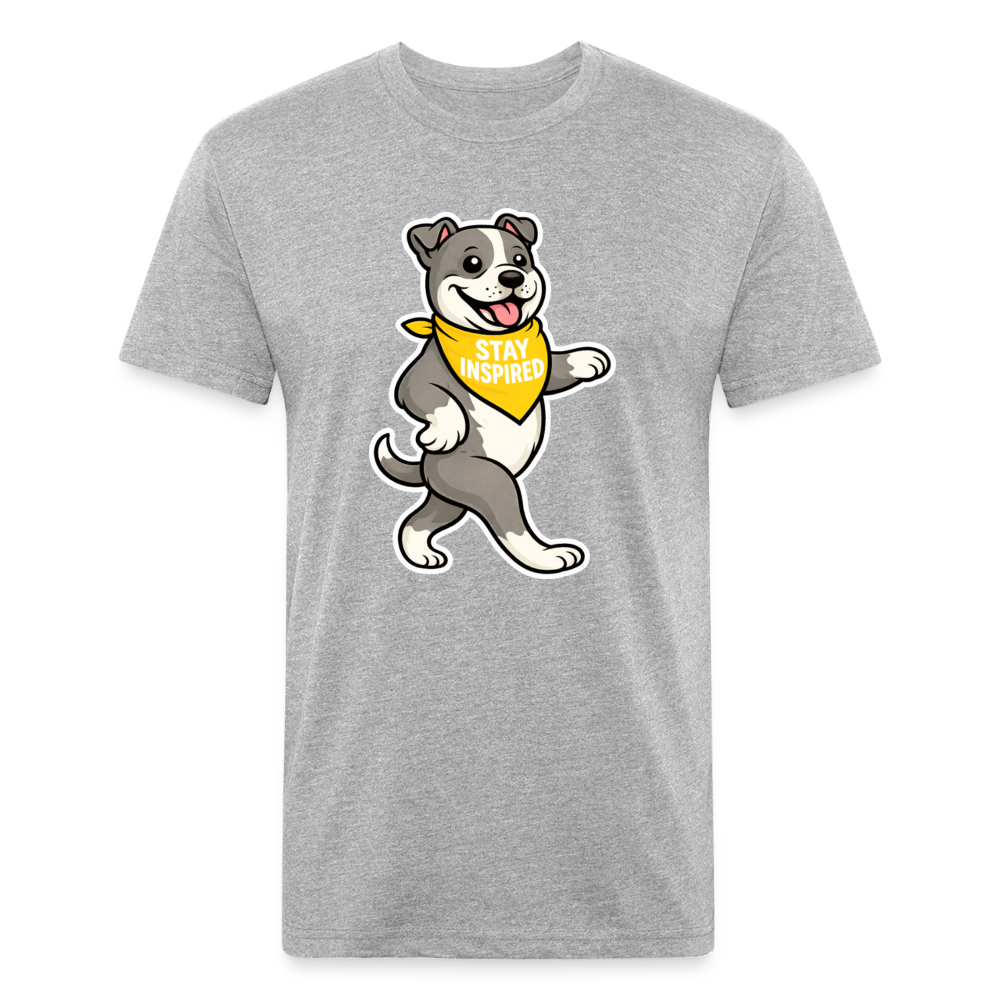 Dancing Pitbull Tee - heather gray