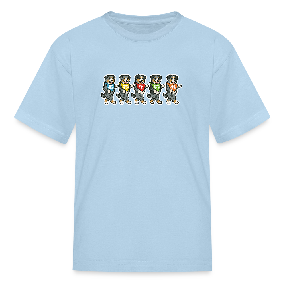 Dancing Aussies Kids' T-Shirt - powder blue
