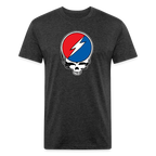 Grateful Skull Tee - heather black