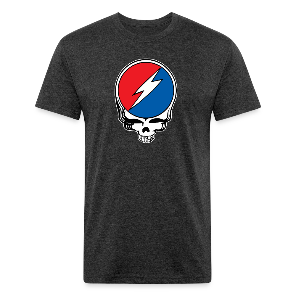 Grateful Skull Tee - heather black