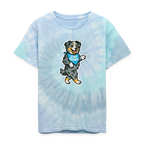 Dancing Aussie Kids Tie Dye T-Shirt - blue lagoon