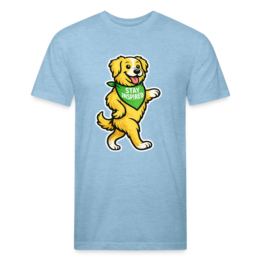 Dancing Golden Tee - heather blue