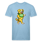 Dancing Golden Tee - heather blue