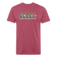 Dancing Aussie Tee - heather burgundy