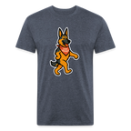 German Shepherd Tee - heather navy