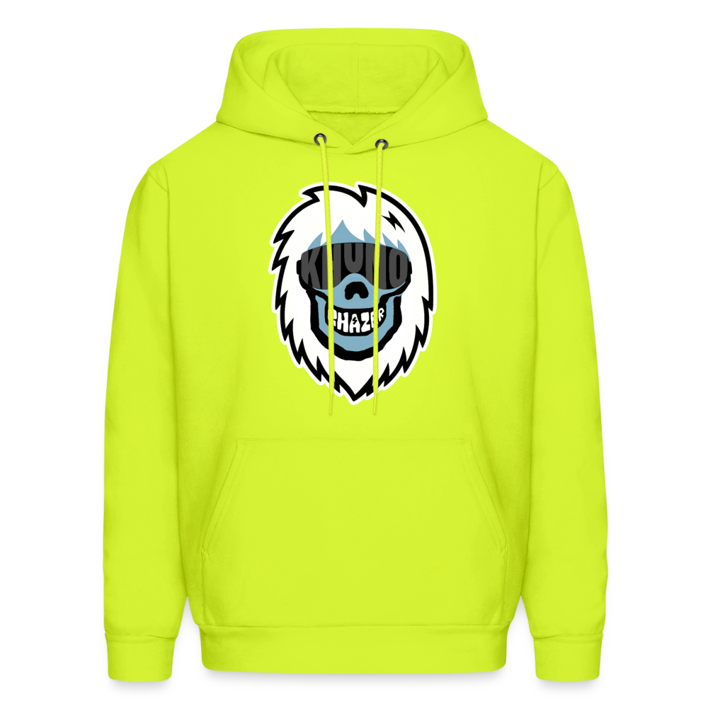 Chazer X Khuno: Skeleton Yeti Hoodie - safety green