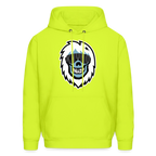 Chazer X Khuno: Skeleton Yeti Hoodie - safety green