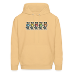 Dancing Aussies Hoodie - light gold 