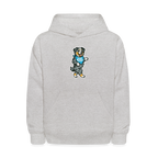 Dancing Aussie Kids Hoodie - heather gray