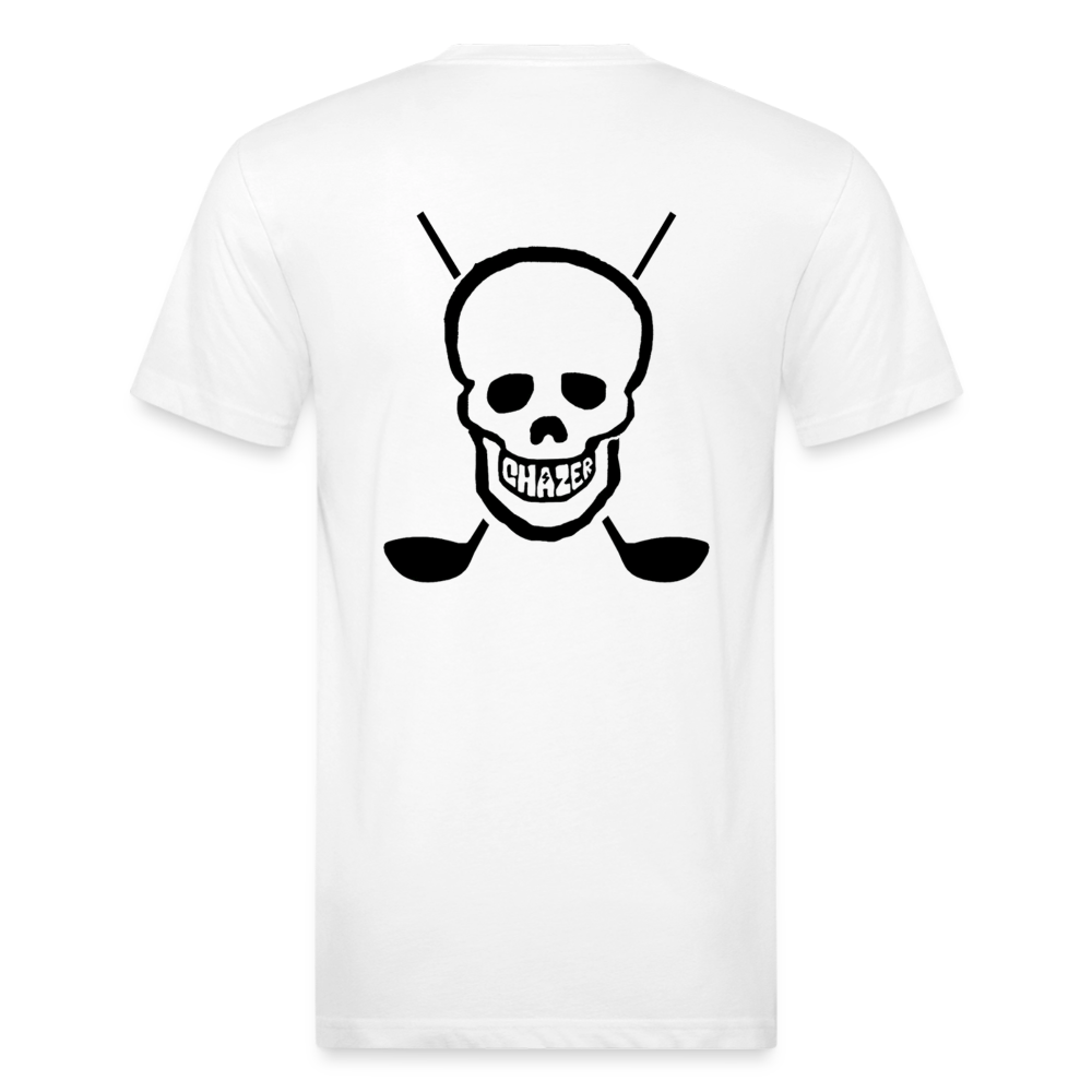 Skull & Golf Clubs Tee - white