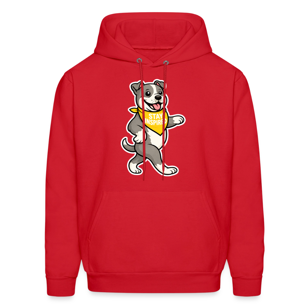 Dancing Pitbull Hoodie - red