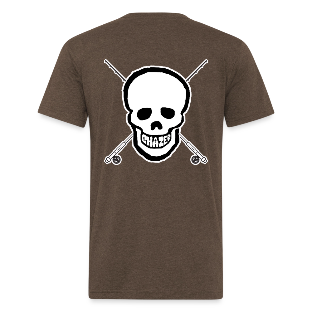 Skull & Rods Tee - heather espresso