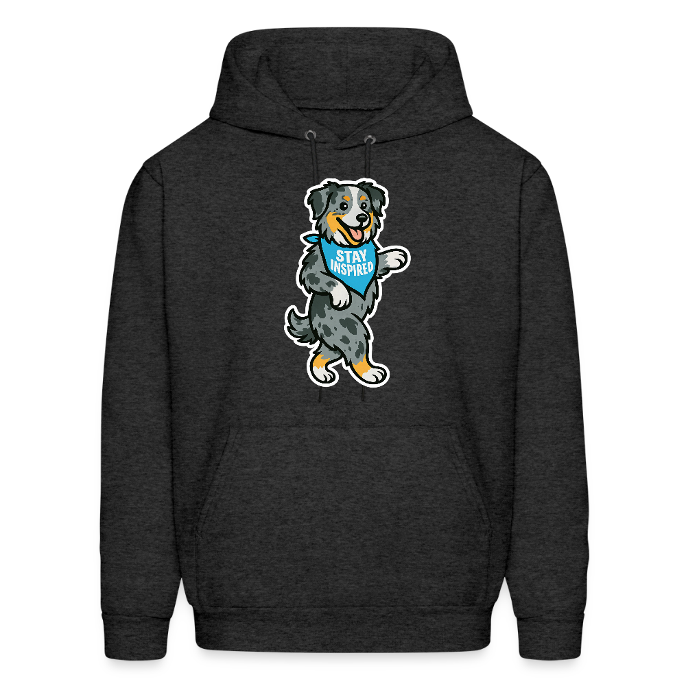 Dancing Aussie Hoodie - charcoal grey