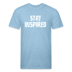 Stay Inspired Tee - heather blue