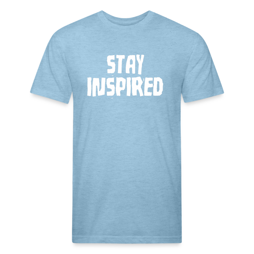 Stay Inspired Tee - heather blue