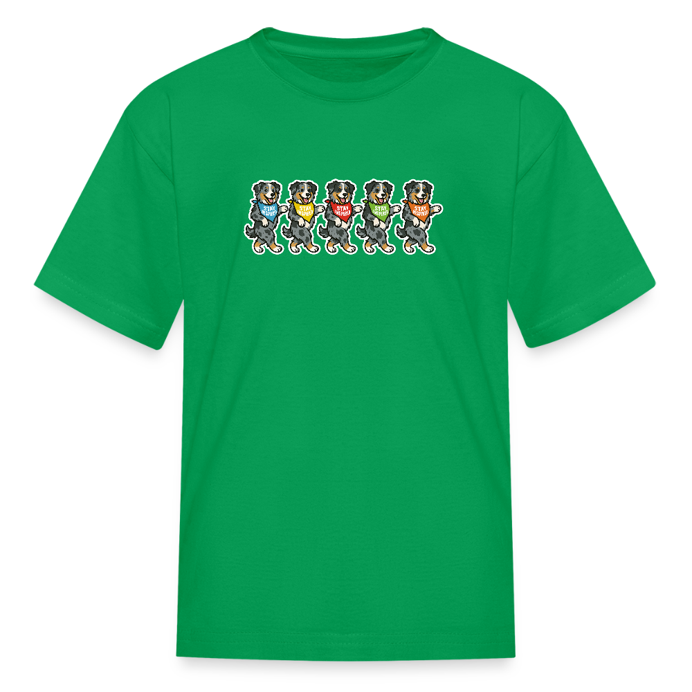 Dancing Aussies Kids' T-Shirt - kelly green