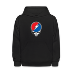 Grateful Skull Kids Hoodie - black