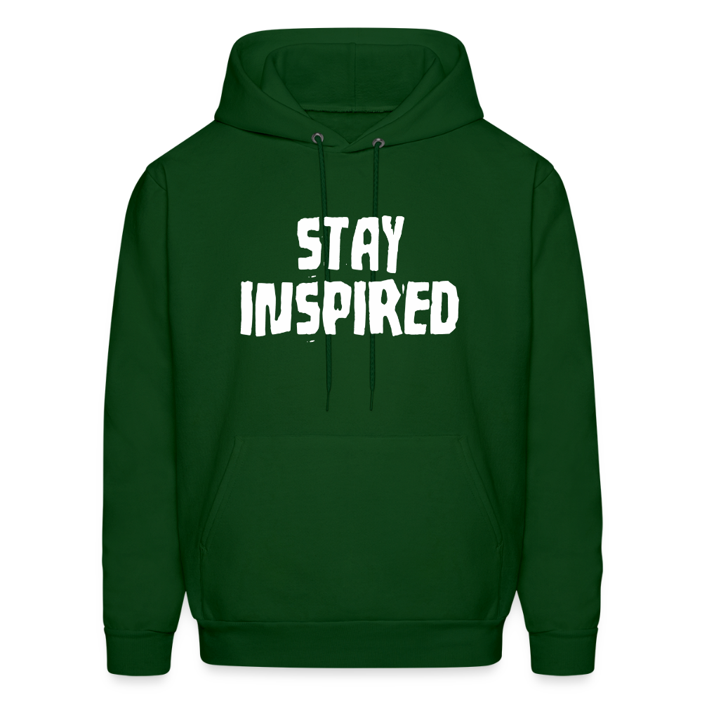 Stay Inspired Hoodie - forest green