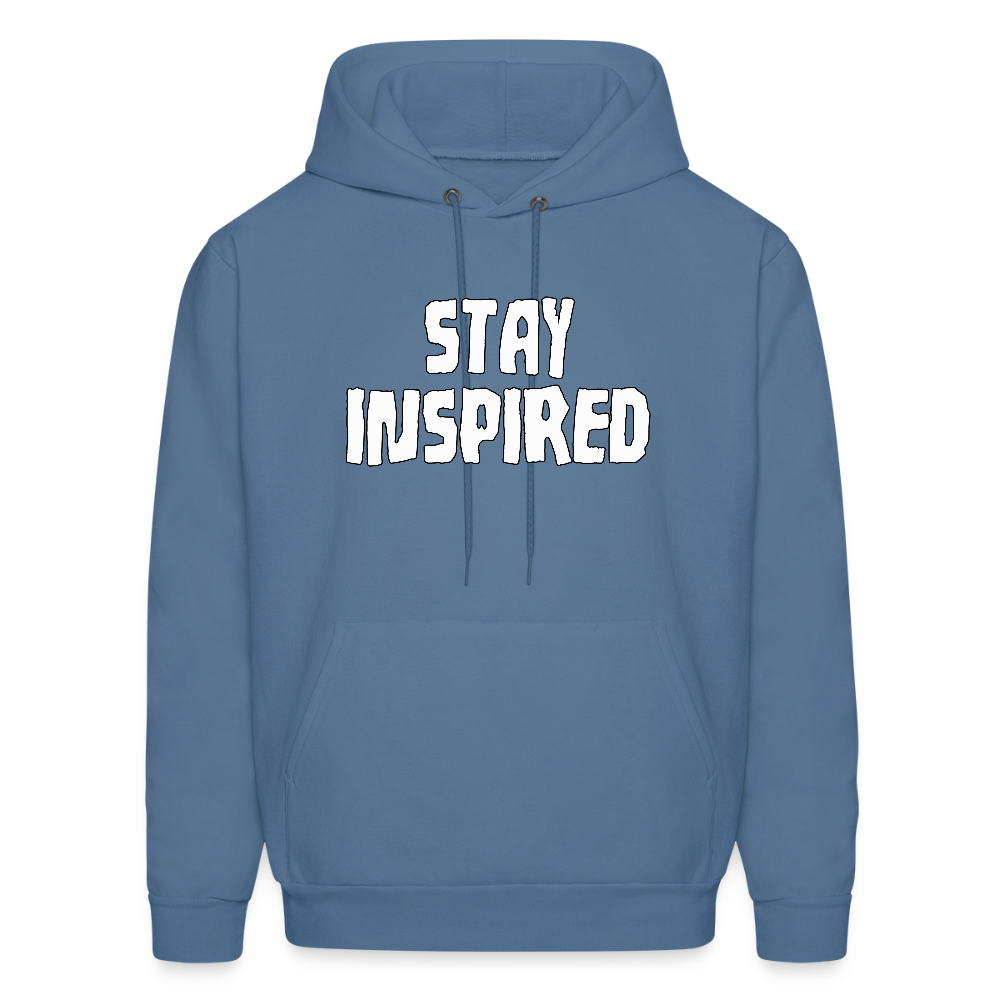 Stay Inspired Hoodie - denim blue