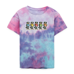 Dancing Aussies Kid's Tie Dye T-Shirt - cotton candy