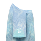 Dancing Aussies Kid's Tie Dye T-Shirt - blue lagoon