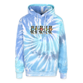 Dancing Aussie Tie Dye Hoodie - blue lagoon
