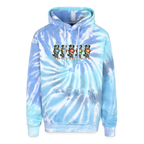 Dancing Aussie Tie Dye Hoodie - blue lagoon