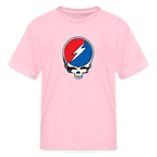Grateful Skull Kids T-Shirt - pink