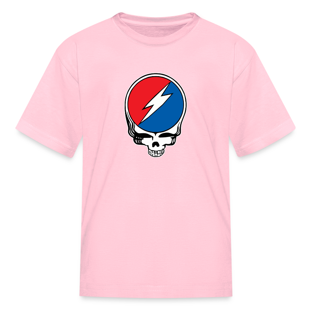Grateful Skull Kids T-Shirt - pink