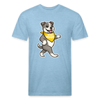 Dancing Pitbull Tee - heather blue