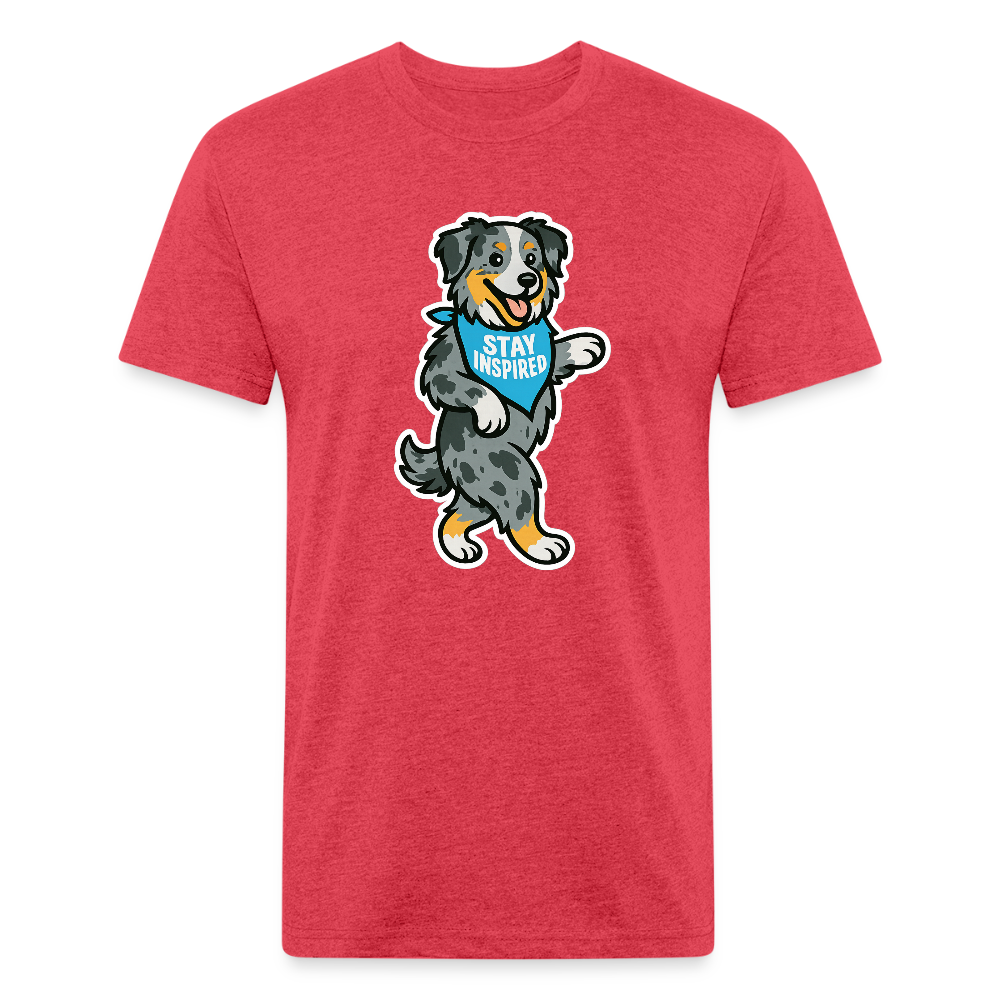 Dancing Aussie Tee - heather red