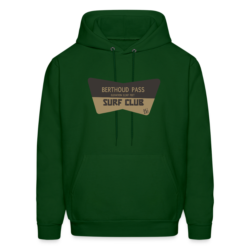 Berthoud Pass Surf Club Hoodie - forest green