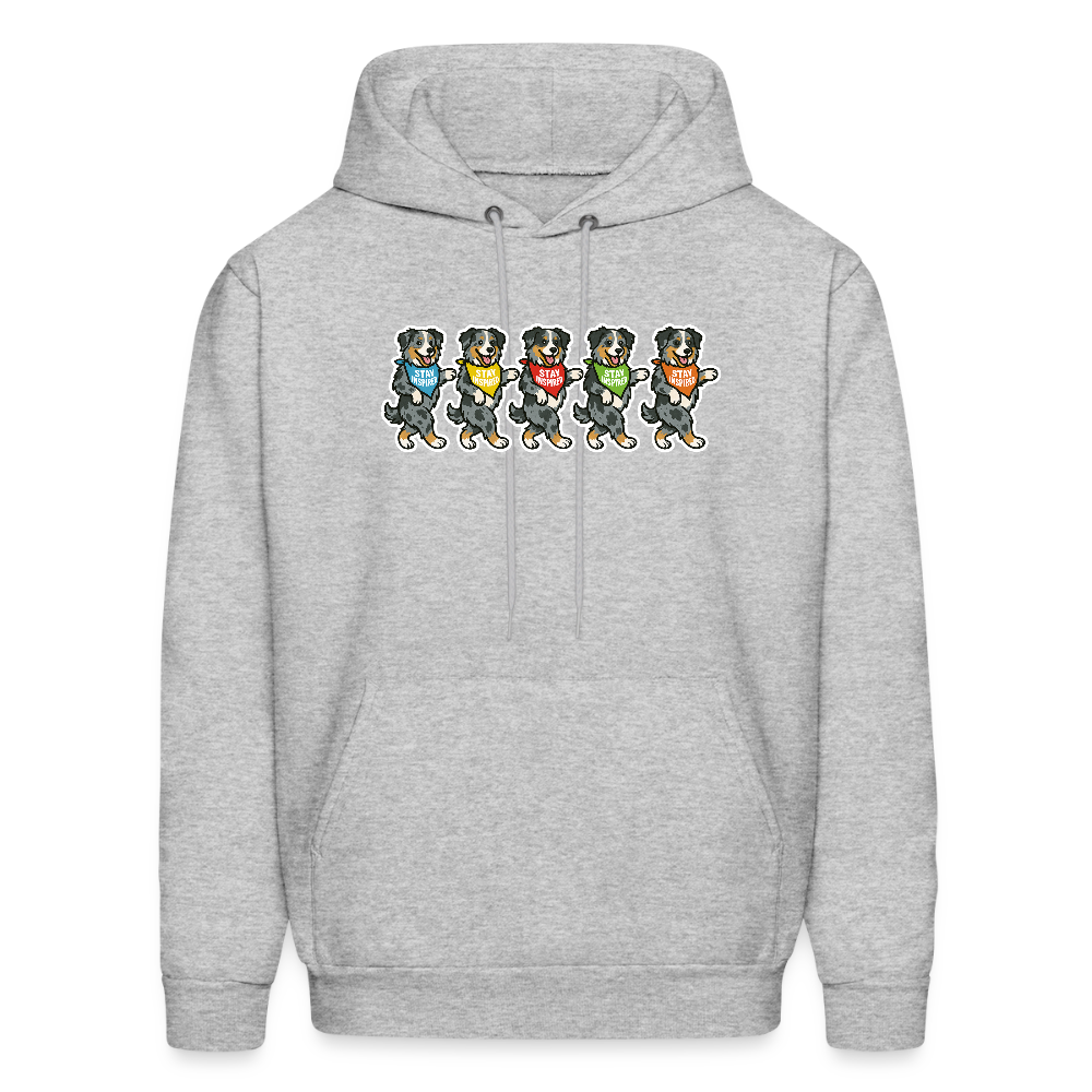 Dancing Aussies Hoodie - heather gray
