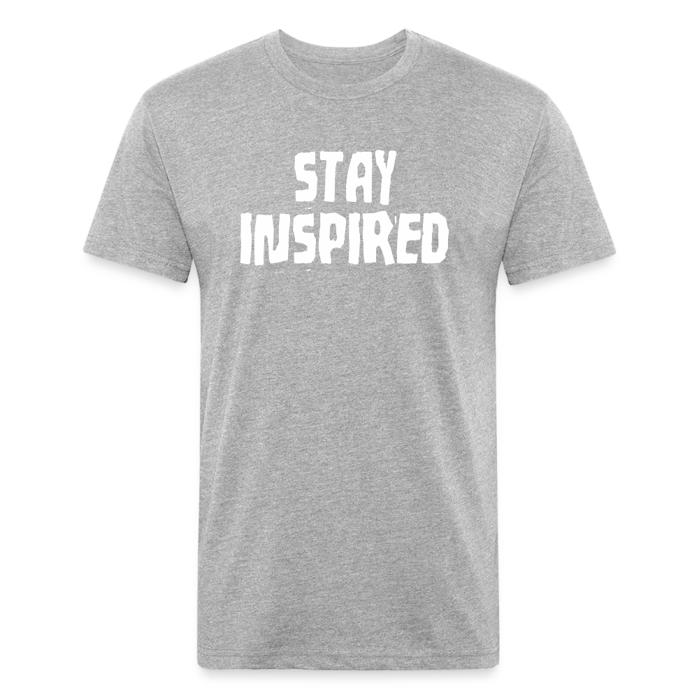 Stay Inspired Tee - heather gray