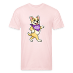 Dancing Frenchie Tee - blush pink 