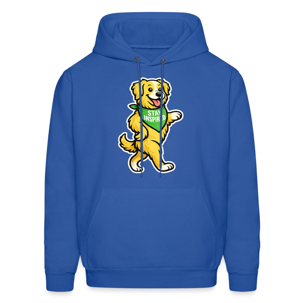 Dancing Golden Hoodie - royal blue