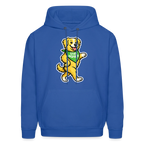 Dancing Golden Hoodie - royal blue