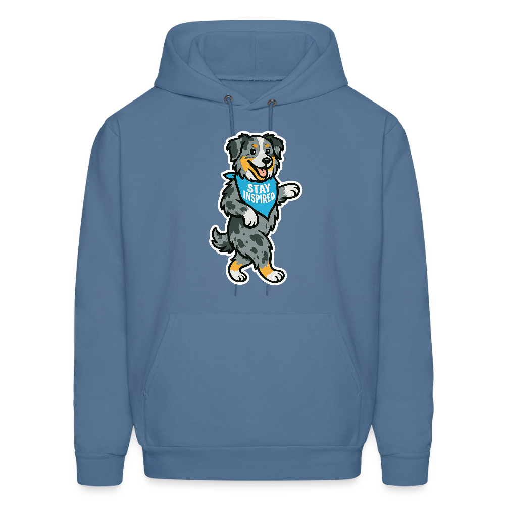 Dancing Aussie Hoodie - denim blue