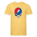 Grateful Skull Tee - pastel yellow