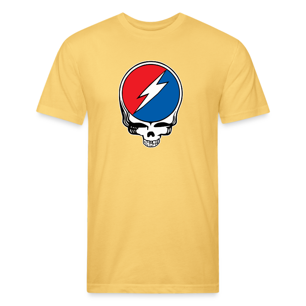 Grateful Skull Tee - pastel yellow